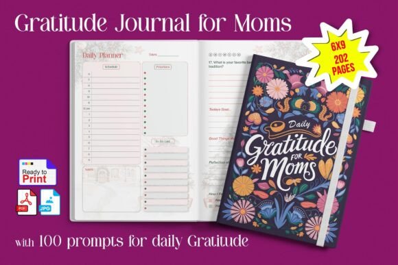 Download Gratitude Journal Planner for Moms - Premium Resources
