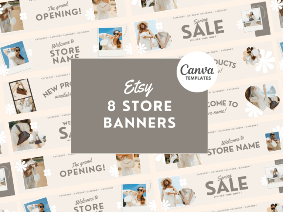 Download Neutral Etsy Store Banner Designs - Premium Resources