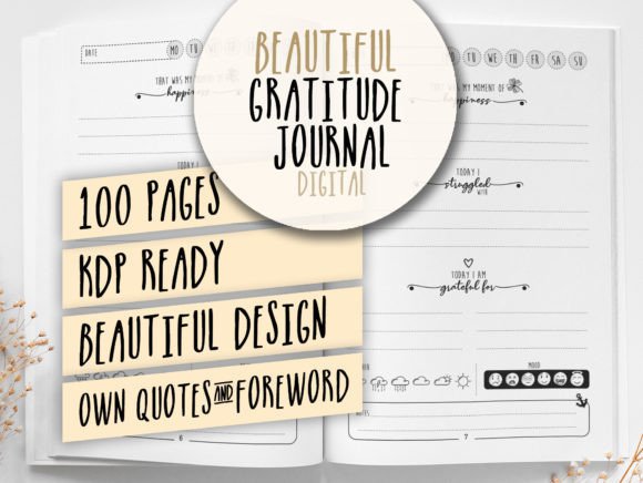 Download Gratitude Journal KDP Interior Template - Premium Resources